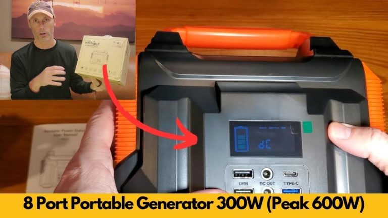 BailiBatt Portable Power Station 300W (Peak 600W) 257Wh 8-Port, Lithium Battery Generator with Flashlight, 110V Pure Sine Wave Review