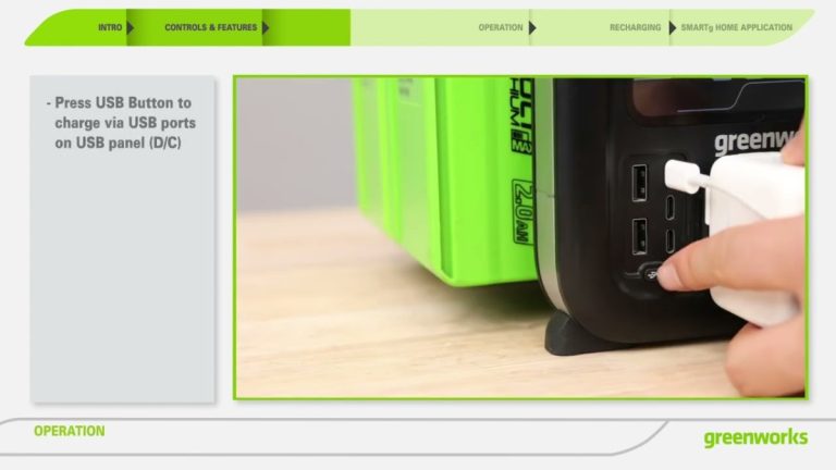 Greenworks 40V 500W Portable Power Station Backup Battery Review