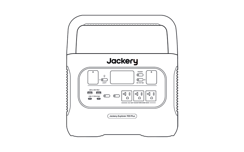 Jackery Explorer 700 Plus Portable Power Station-Product