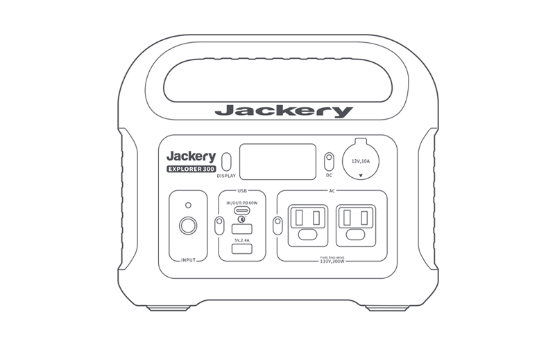 Jackery Explorer 300 Portable Power Station-Product